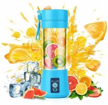 Mini Blender Fruit Mixer Machine Portable Electric Juicer grinder Cup 380ML (Multi)