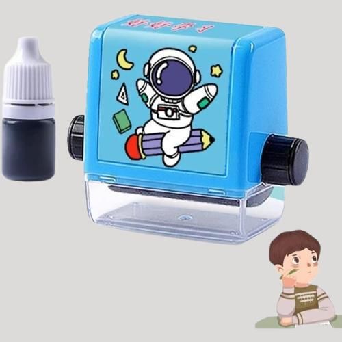 Birud Addition Stamps for Kids, Roller Design Teaching Stamp,Math Stamps Practice Tools